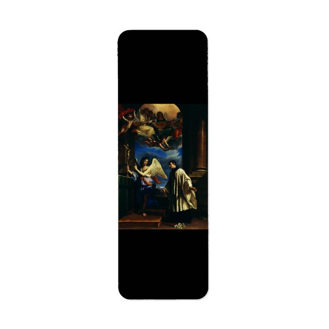 The Vocation of Saint Aloysius Luigi Gonzaga Label (Front)