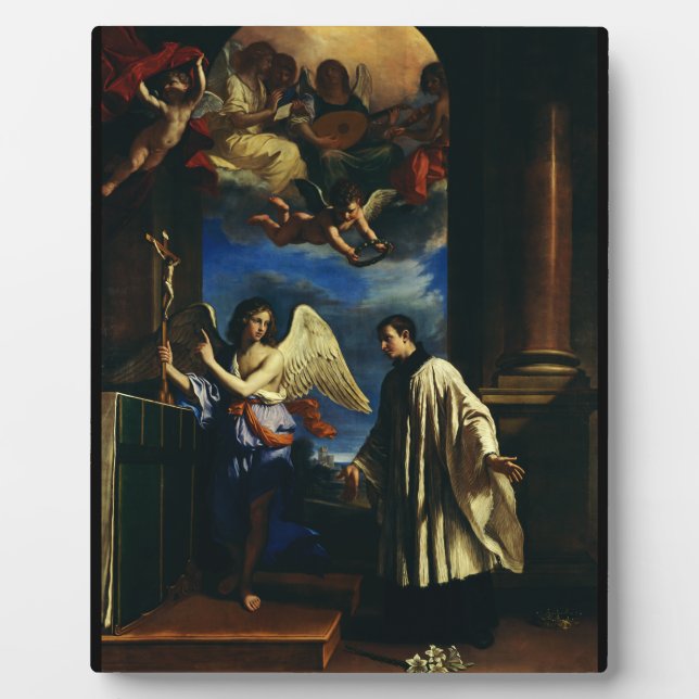 The Vocation of Saint Aloysius Luigi Gonzaga Plaque (Front)