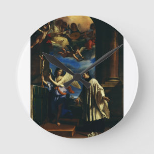 The Vocation of Saint Aloysius Luigi Gonzaga Round Clock