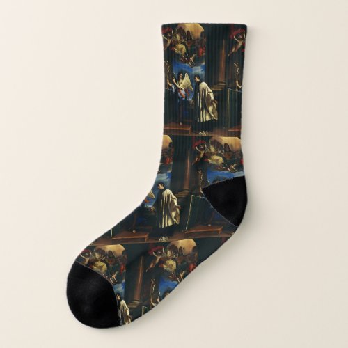 The Vocation of Saint Aloysius Luigi Gonzaga Socks