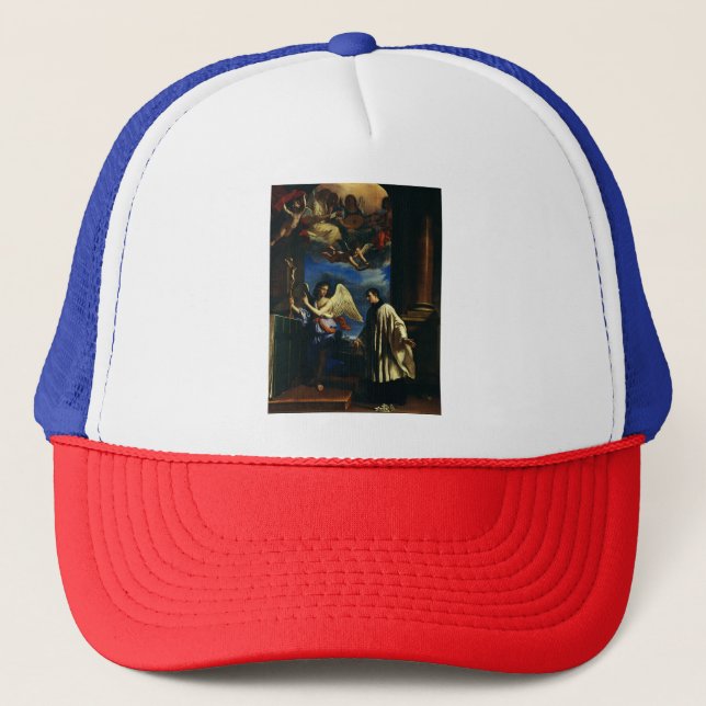 The Vocation of Saint Aloysius Luigi Gonzaga Trucker Hat (Front)