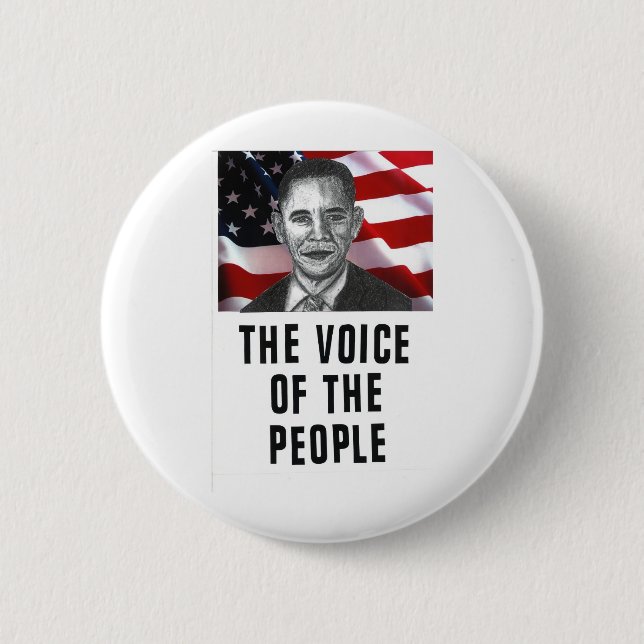The Voice Of The People Button (Front)
