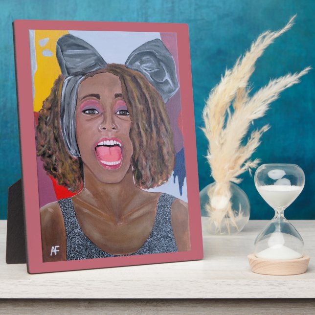 The Voice Painting by Alfred Fox Plaque (Side)