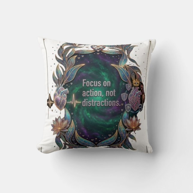 The Void Of Execution Throw Pillow (Front)