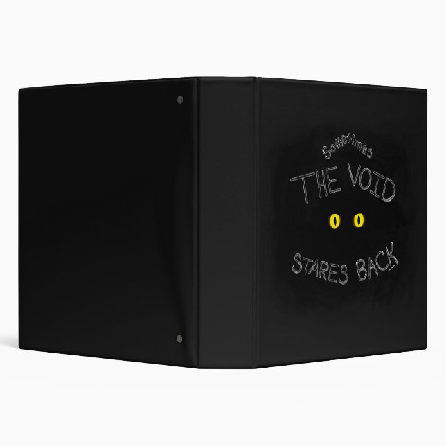 The Void Stares Back 3 Ring Binder (Background)