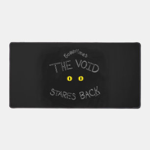 The Void Stares Back Desk Mat