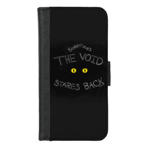 The Void Stares Back iPhone 8/7 Wallet Case