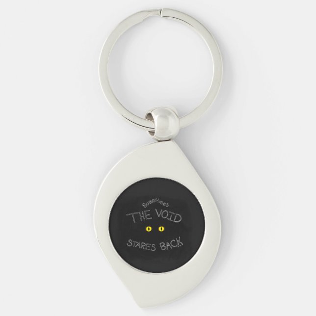 The Void Stares Back Keychain (Front)