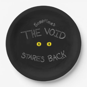 The Void Stares Back Paper Plates