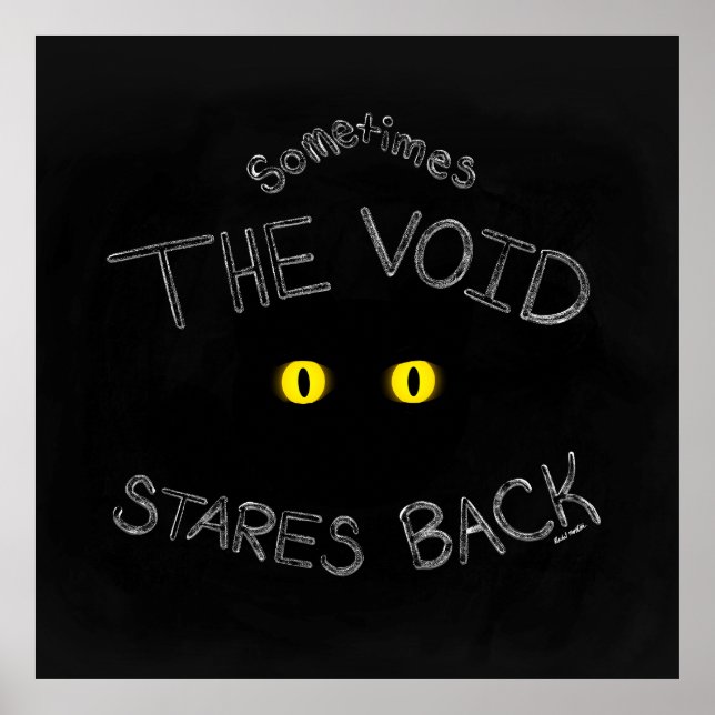 The Void Stares Back Poster (Front)