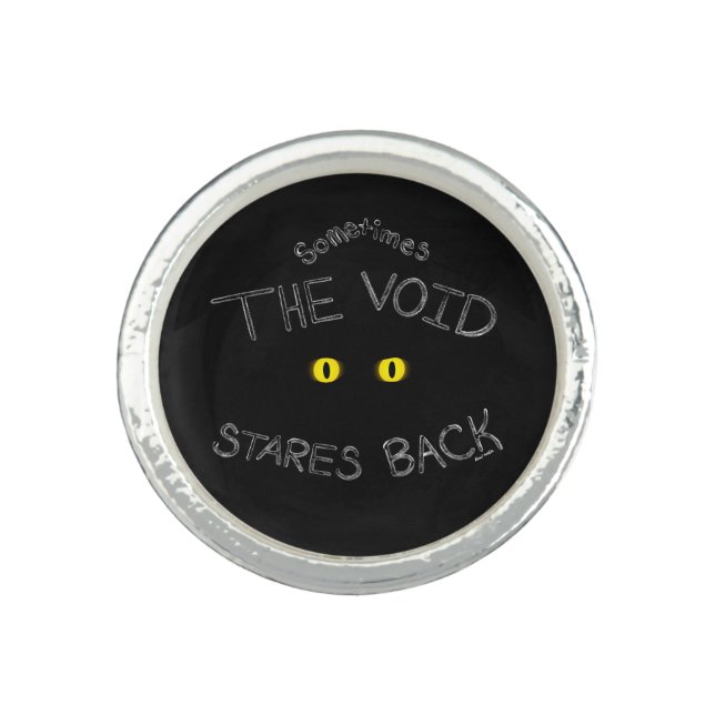 The Void Stares Back Ring (Front)
