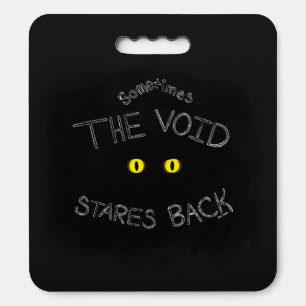 The Void Stares Back Seat Cushion