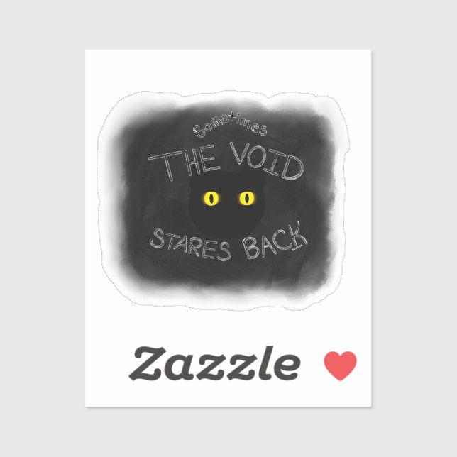The Void Stares Back Sticker (Sheet)