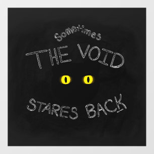 The Void Stares Back Wall Decal