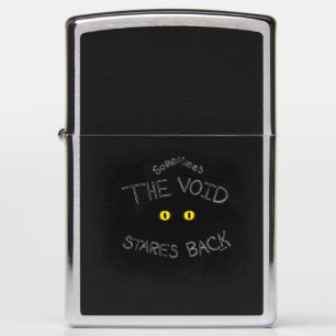 The Void Stares Back Zippo Lighter