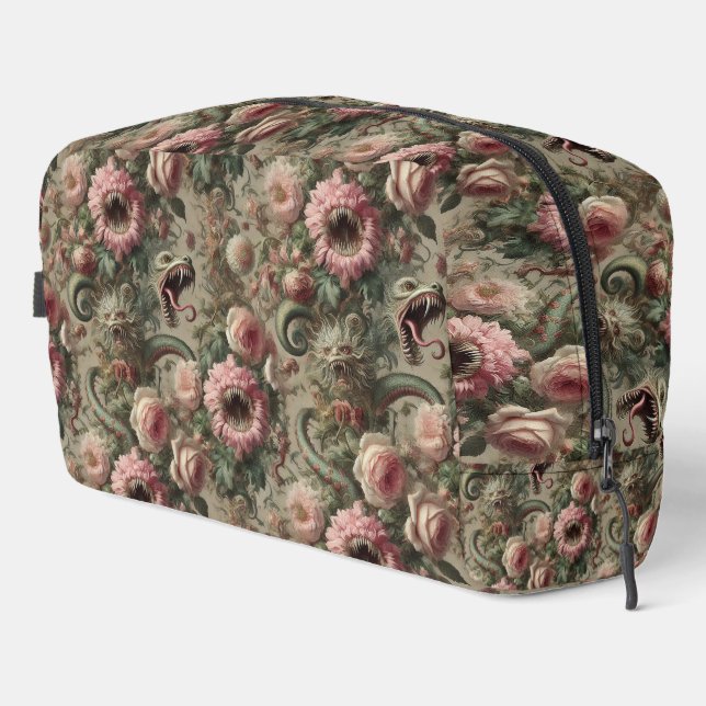 The Voracious Verdants – Gothic Victorian Dopp Kit (Right Corner)