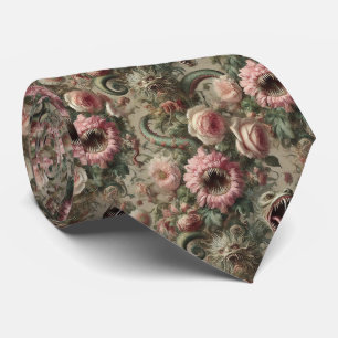 The Voracious Verdants – Gothic Victorian Neck Tie