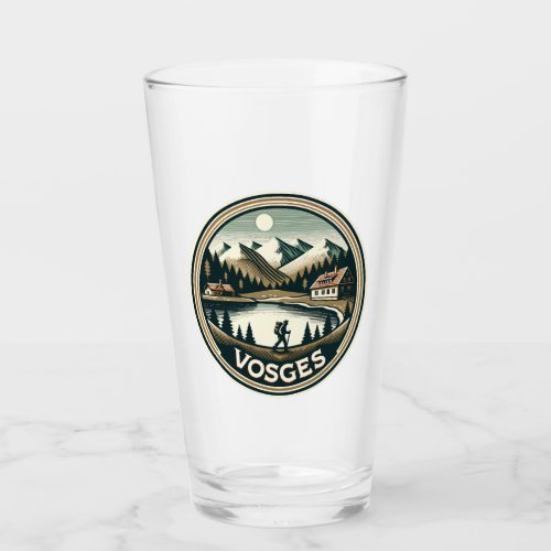 The Vosges France Badge Glass