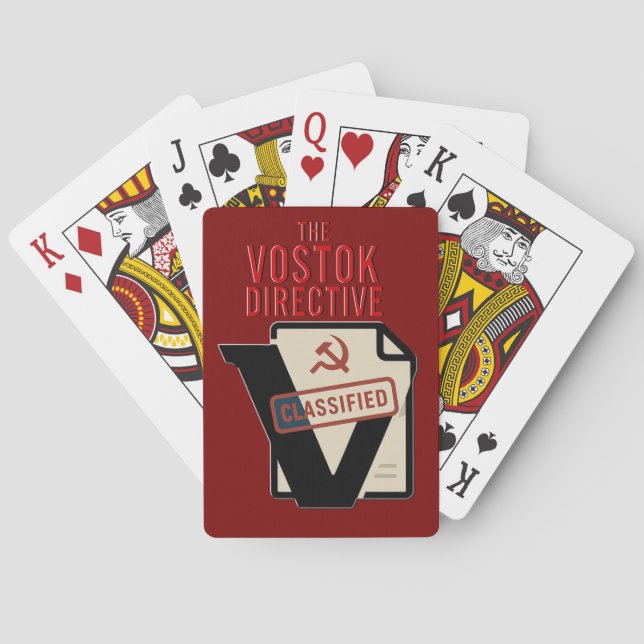 The Vostok Directive – Conspiracy Deck Playing Car Poker Cards (Back)