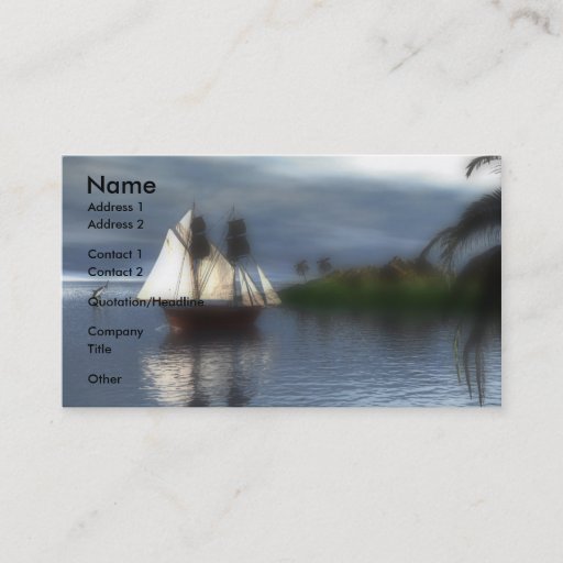 Customizable The Voyage Business Card