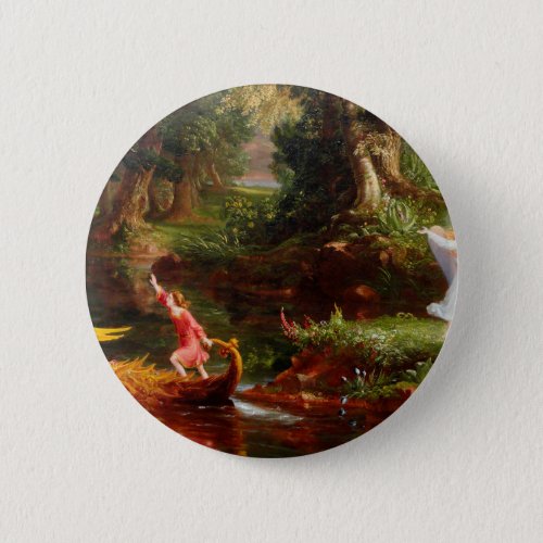 The Voyage of Life by Thomas Cole Button