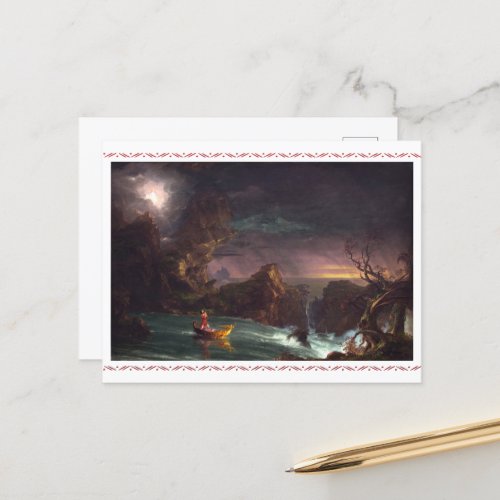 The Voyage of Life by Thomas Cole  Postcard