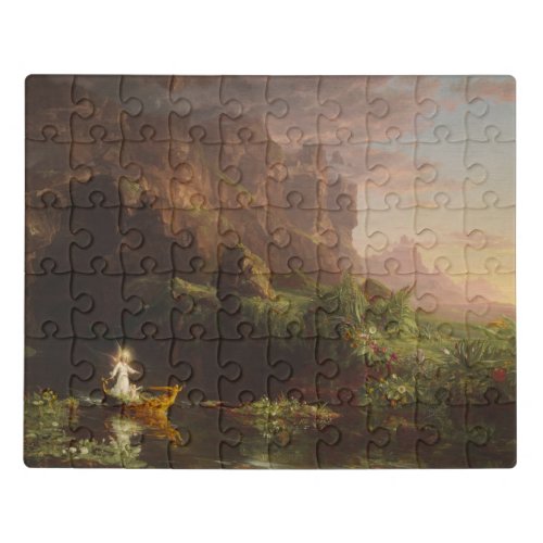The Voyage of Life Childhood 1842 oil on canvas Jigsaw Puzzle