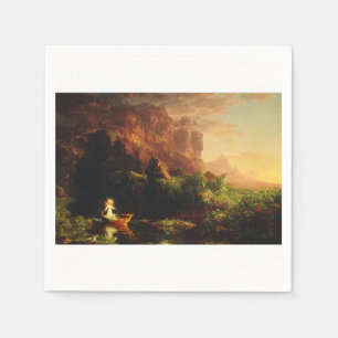 The Voyage of Life Childhood by Thomas Cole Napkins
