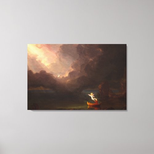 The Voyage of Life Old Age 1842 by Thomas Cole Canvas Print