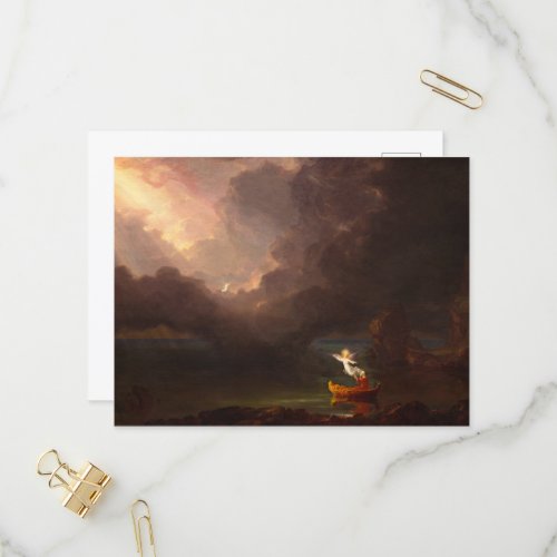 The Voyage of Life Old Age 1842 by Thomas Cole Invitation Postcard