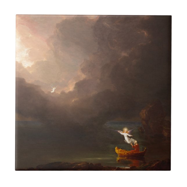The Voyage of Life Old Age Thomas Cole 1842 Ceramic Tile (Front)