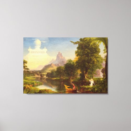 The Voyage of Life Youth 1842 by Thomas Cole Canvas Print