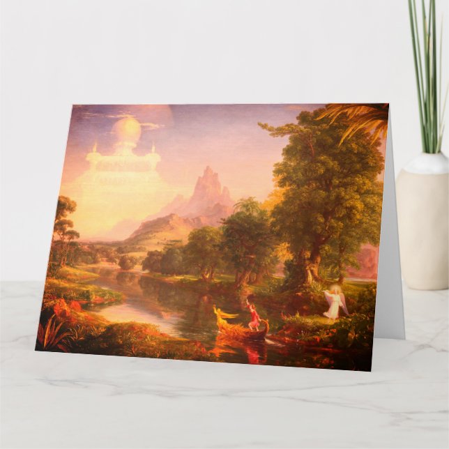 The Voyage of Life: Youth, by Cole - Large, Blank Card (Front)