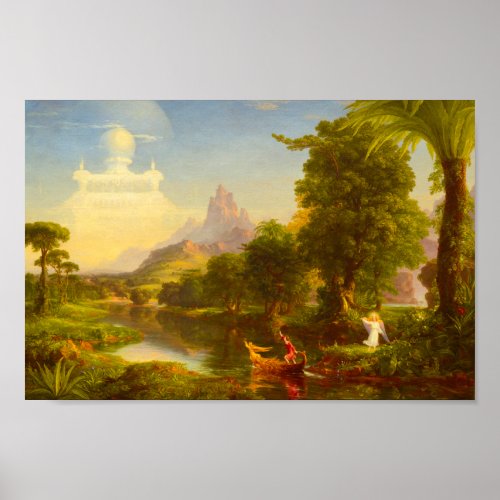 The Voyage of Life Youth by Thomas Cole Poster