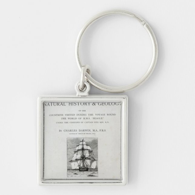 The Voyage of the Beagle Keychain (Front)