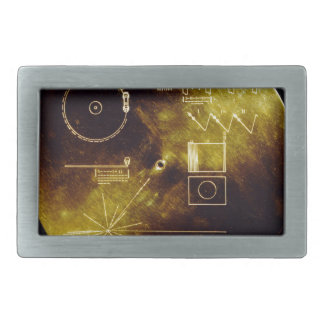 The Voyager Golden Record Belt Buckle
