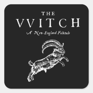 The VVitch a new Eangland fotktale Square Sticker