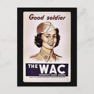 The Wac Womens Army Corps Postcard