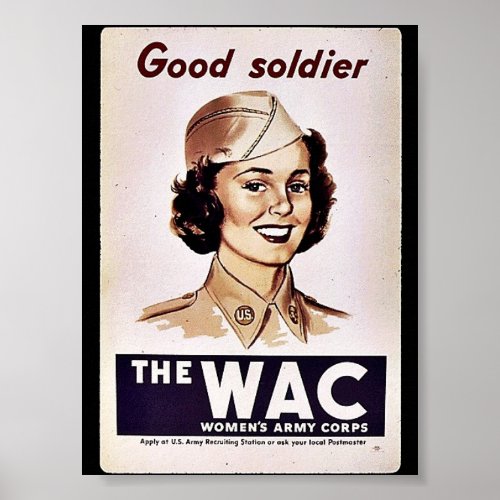 The Wac Womens Army Corps Poster