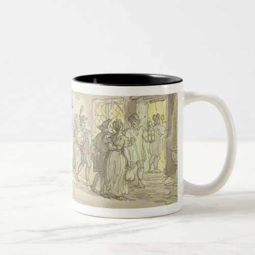 The Waggoners Rest c1800_05 pen  ink and wc Two_Tone Coffee Mug