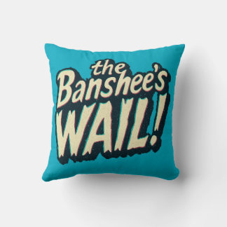 The Wail of the Banshee Throw Pillow