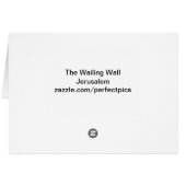 The Wailing Wall (Back Horizontal)