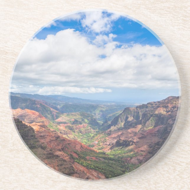 The Waimea Canyon Drink Coaster (Front)