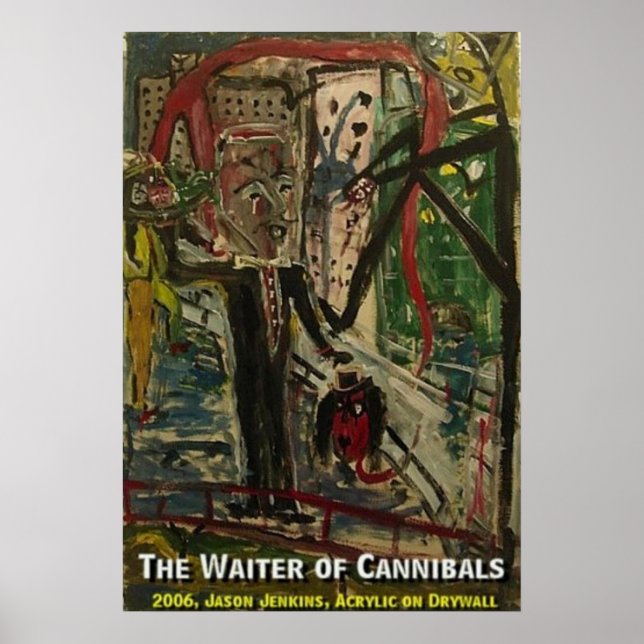 THE WAITER OF CANNIBALS POSTER (Front)