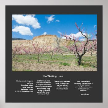 The Waiting Time Nature Poster by bluerabbit at Zazzle