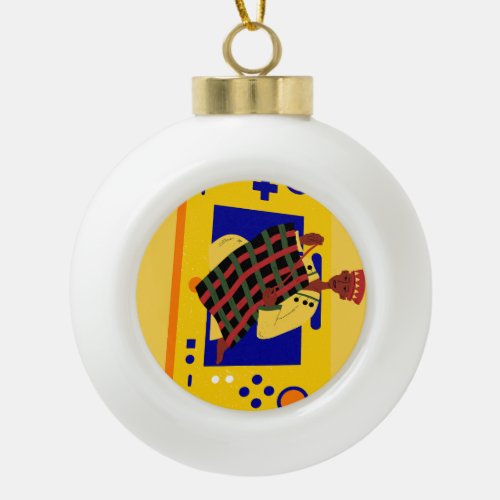The Waiver Ceramic Ball Christmas Ornament