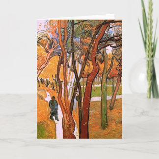 The Walk: Falling Leaves by Vincent van Gogh Card