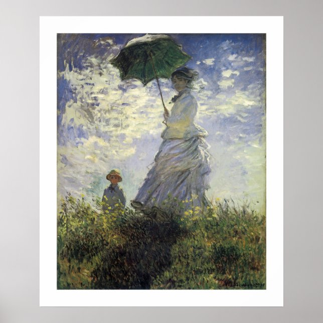The Walk, Lady with a Parasol Poster (Front)