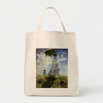 The Walk  Lady With A Parasol Tote Bag by SunshineDazzle at Zazzle