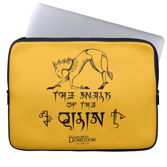 The Walk of The Qilin Line Graphic Laptop Sleeve (Front)
